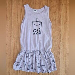 Kira Kids Boba Tea Tank Dress Size 7/8
